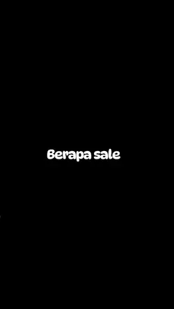 Berapa sale hari ni
