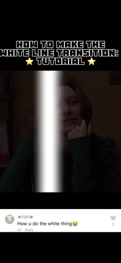 WHITE LINE TRANSITON