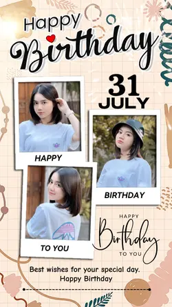 31 JULY BIRTHDAY