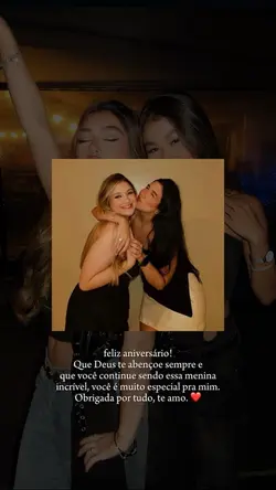 Aniversário amiga