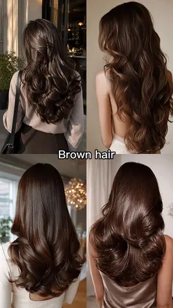 Brown hair