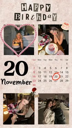 20 NOVEMBER BIRTHDAY