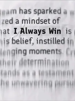 I ALWAYS WIN