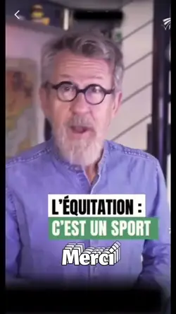 Équitation = sport
