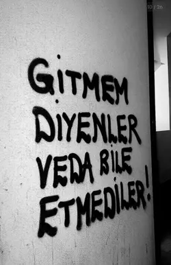 veda etmeden gitiler