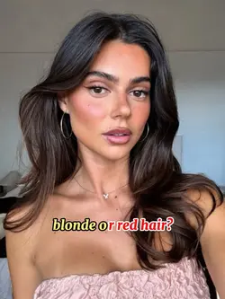 Blonde or Red hair?
