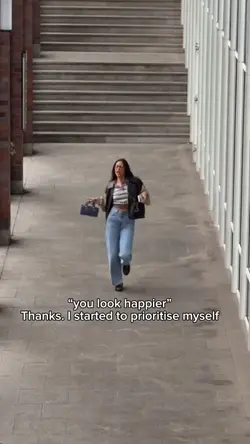 you look happier