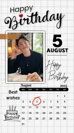 HBD 5 AUGUST 2025