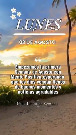 Lunes 03 de Agosto