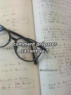 préparation rentrée