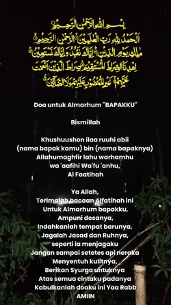do'a untuk almarhum