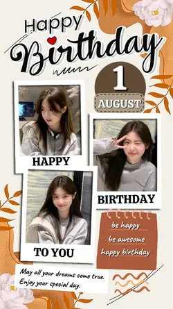 1 AUGUST BIRTHDAY