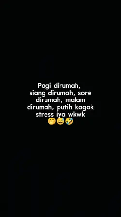 Pagi dirumah siang