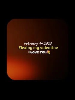 flexing my valentine