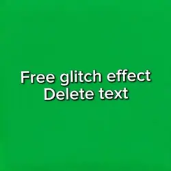 Free glitch effect