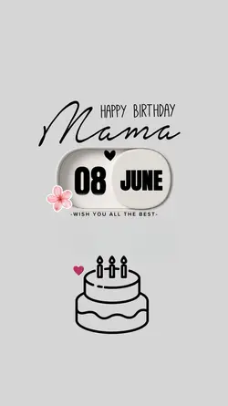 BDAY MAMA 08 JUNE