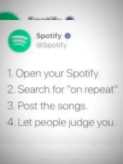 spotify on repeat