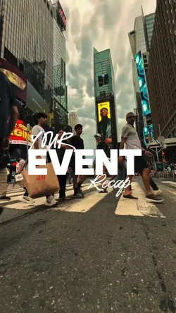 your event recap 