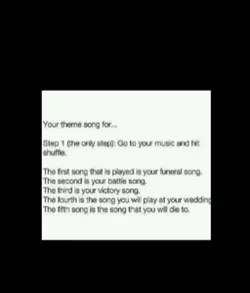 Theme songs for…