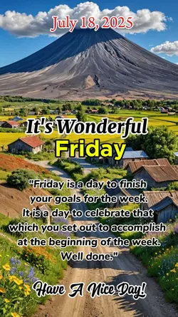 Wonderful Friday,