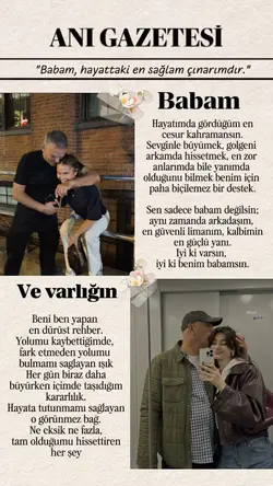 Babalar günü şablonu