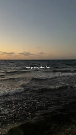 putting God first