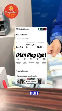 Iklan Ring light 