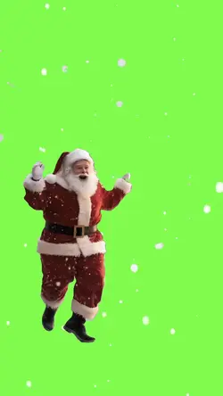 Santa claus dancing