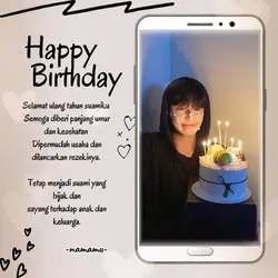 happy birthday suami