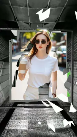 frame layar hijau