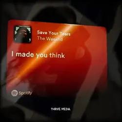 Save Your Tears