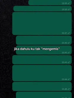 jika dahulu ku tak