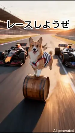 樽に乗ってF1参戦