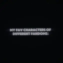 Fav characters!!