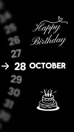 HBD 28 OCTOBER