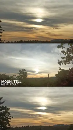 Not moon but sunset 