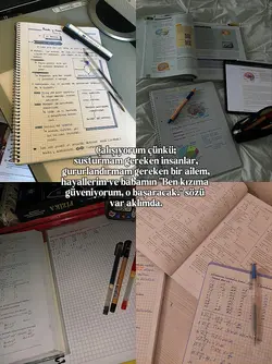 Çalışıyorum çünkü;