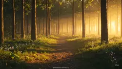 녹턴Bgm+새소리 숲속아침