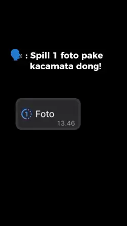 1 foto pake kacamata
