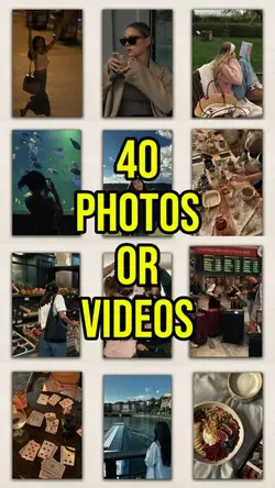 40 photos or videos