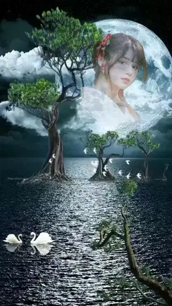 Ghép mặt trăng 