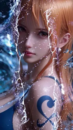 Water splash effect