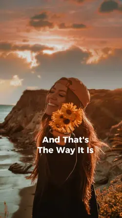 Thats that way it is