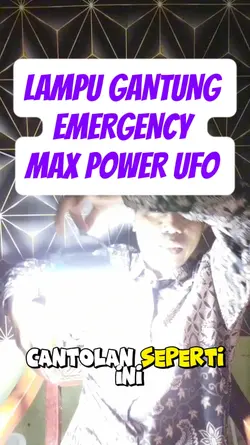 LAMPU GANTUNG UFO
