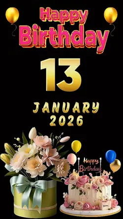 BIRTHDAY 13 JANUARY