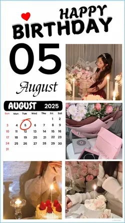 birthday 05 August 