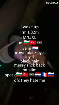 I woke up