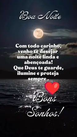 Tenha uma boa noite!