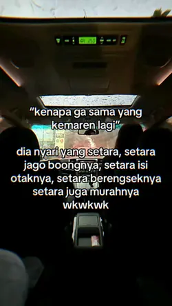 dia nyari yg setara