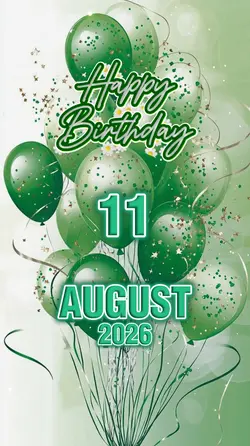 HBD 11 AUGUST